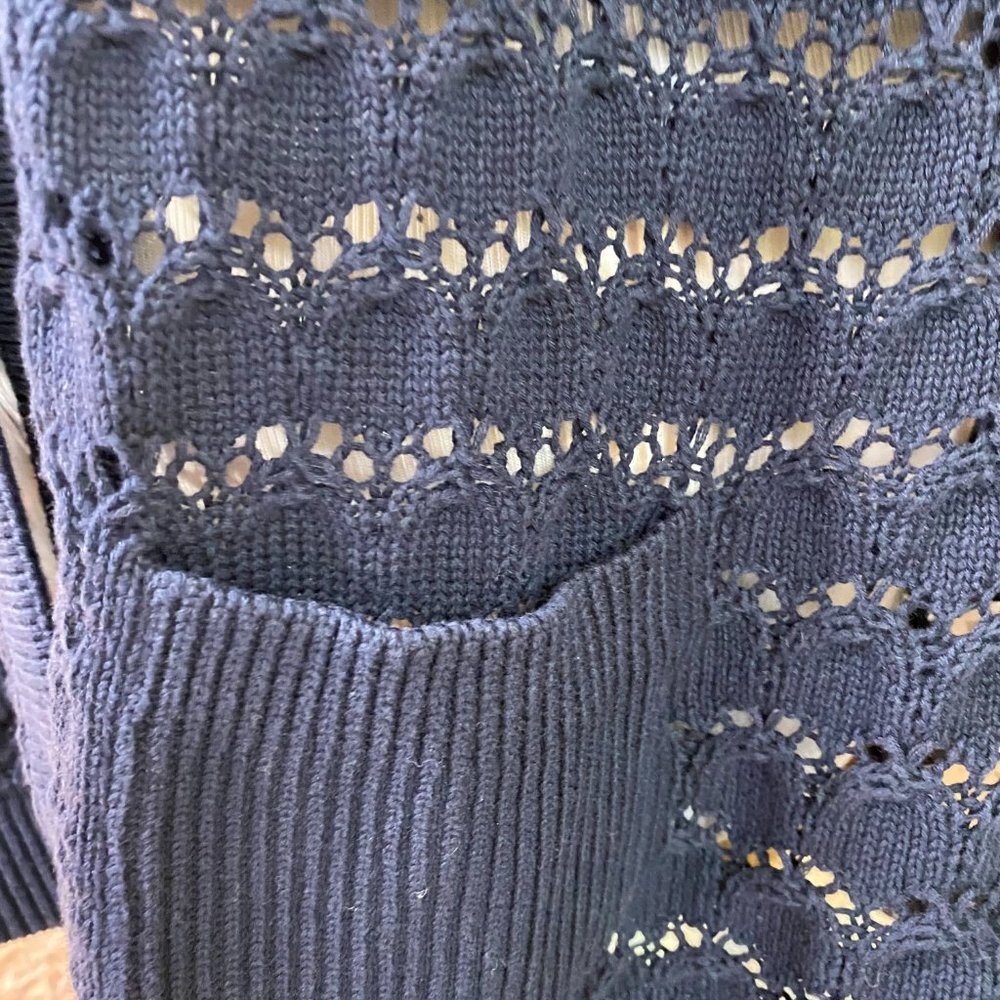 📌Jones New York Knitted Cotton Cardigan - Picture 9 of 15